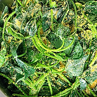 #520，美食撩动TA的心！#夏季瘦身玉米面蒸红薯叶的做法图解6