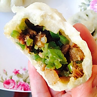 野菜（干笋、豆角）酱肉包子的做法图解6