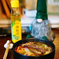 #清香麻爽秒入魂#麻辣牛肉白菜汤的做法图解6