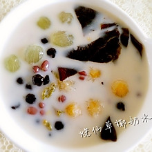 烧仙草椰奶水果