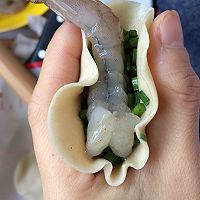 韭苔全虾蒸饺的做法图解5