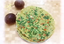 绝对超级简单又有营养的早餐——韭菜胡萝卜鸡蛋饼的做法