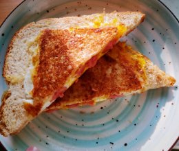 快手早餐——吐司三明治的做法