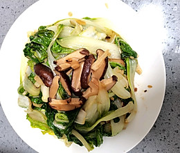 简单易学 香菇青菜的做法