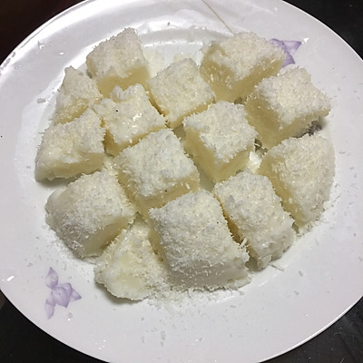 椰蓉牛奶小方