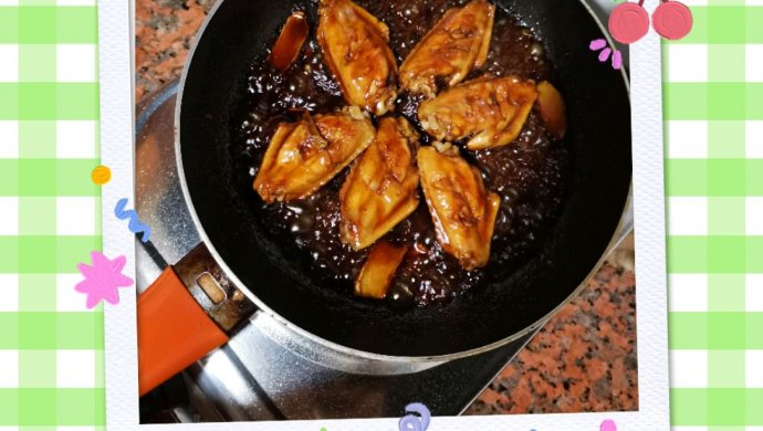 带点甜味的红烧鸡翅