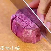 紫薯欧包 宝宝辅食食谱的做法图解2