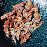 芥兰炒香肠的做法图解5