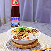 洋葱牛肉盖浇饭#李锦记旧庄蚝油鲜蚝鲜煮#的做法图解17