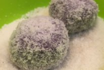 紫薯糯米糍的做法