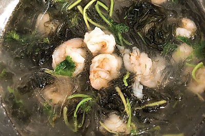十分钟搞定的虾仁粉丝汤