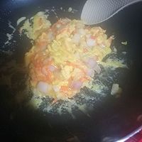鸡蛋炒蔬菜的做法图解5