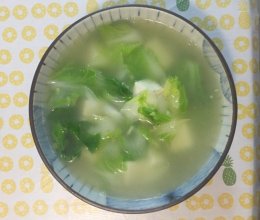 小白菜豆腐汤