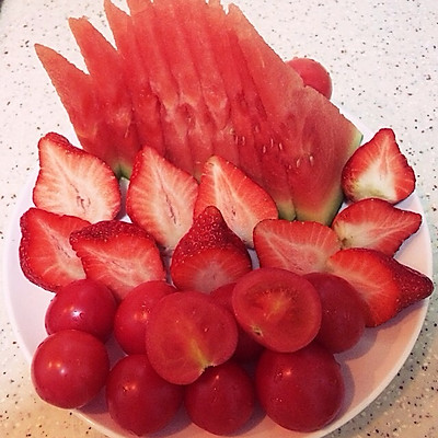 餐后水果拼盘