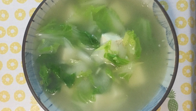 小白菜豆腐汤