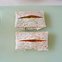 蟹柳煎蛋口袋卷饼的做法图解14