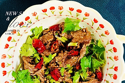 夏天专治没胃口香菜拌牛肉香到爆