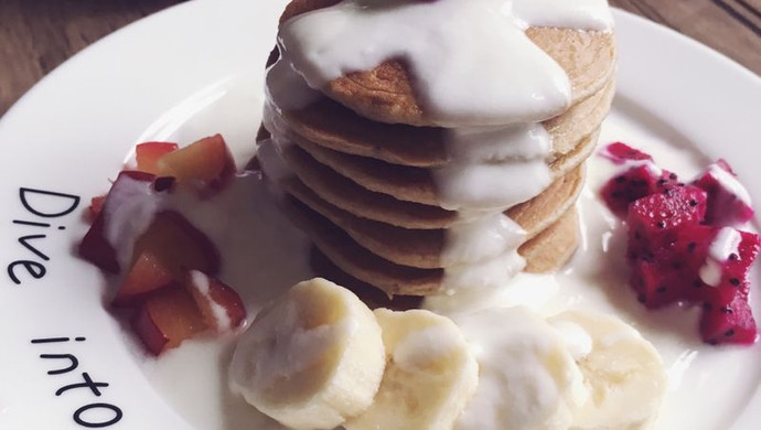 无油无面粉版pancake