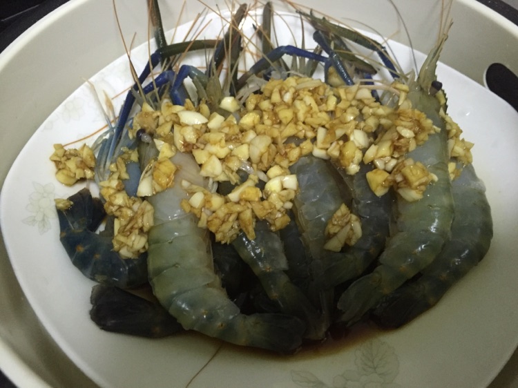 蒜泥蒸虾#方太一代蒸传#的做法图解5
