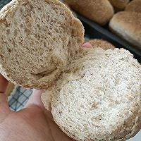 全麦汉堡胚（手揉一次发酵）的做法图解24