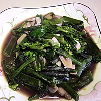 清炒红菜苔的做法图解5