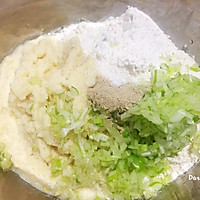 大头家家常早餐--豆渣饼的做法图解3