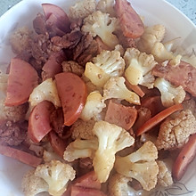 菜花火腿炒肉