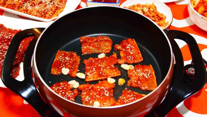 韩国烤肉——利仁电火锅试用菜谱