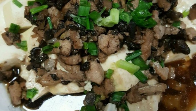 水豆腐蒸肉