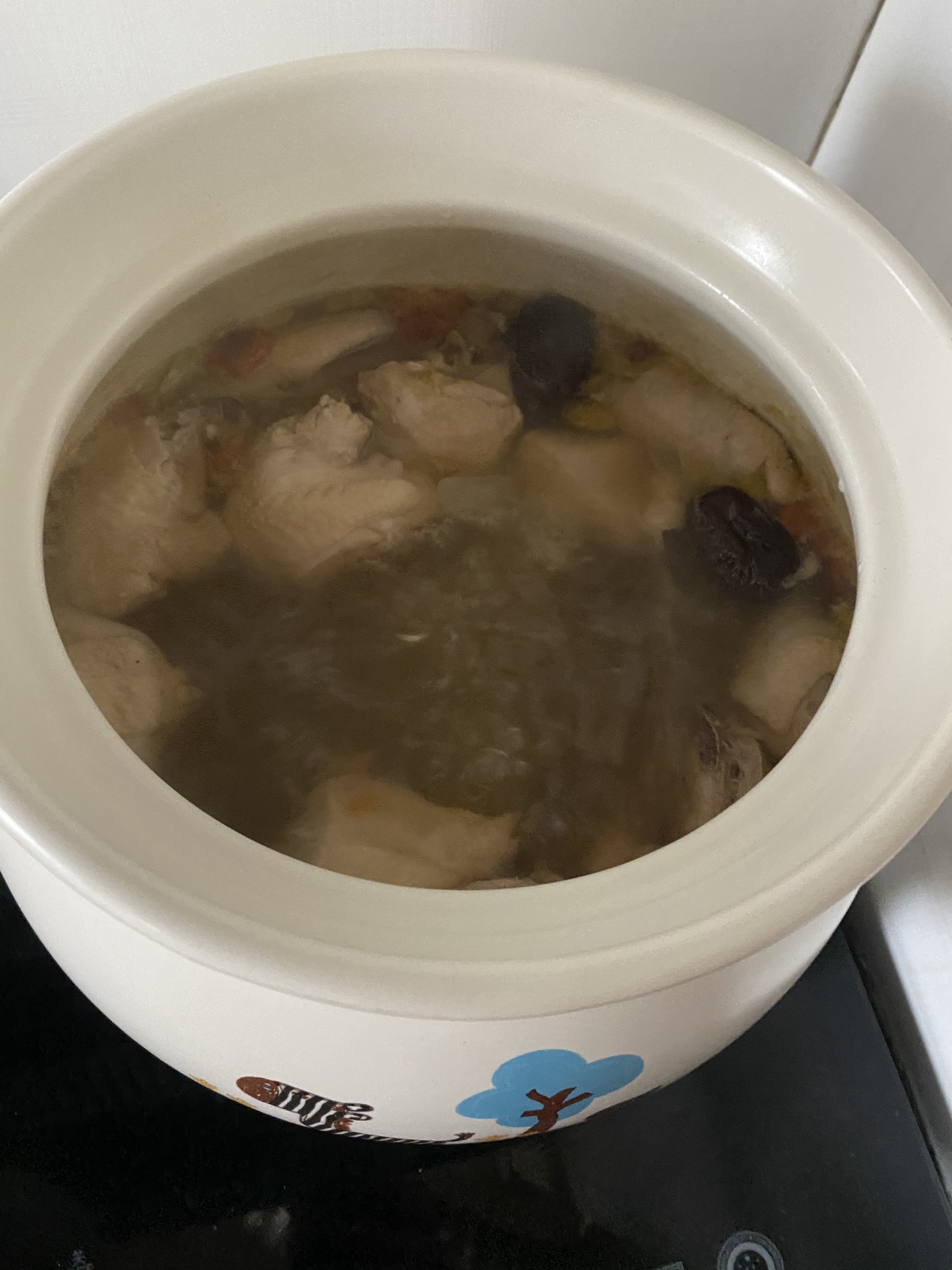 Nourishing chicken soup
