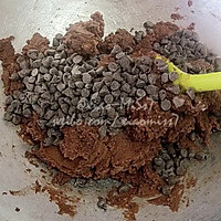 抹茶朗姆黑加仑巧克力软曲奇饼干的做法图解4
