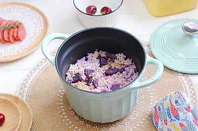 紫薯藜麦饭