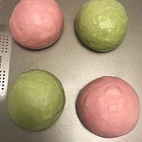圣诞风双色奶酪吐司的做法图解4