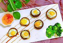 #憋在家里吃什么#简单营养的烤蘑菇鹌鹑蛋的做法