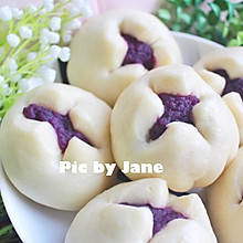 紫薯开花馒头#福临门好面用芯造#