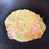 火腿肠鸡蛋薄煎饼的做法图解6