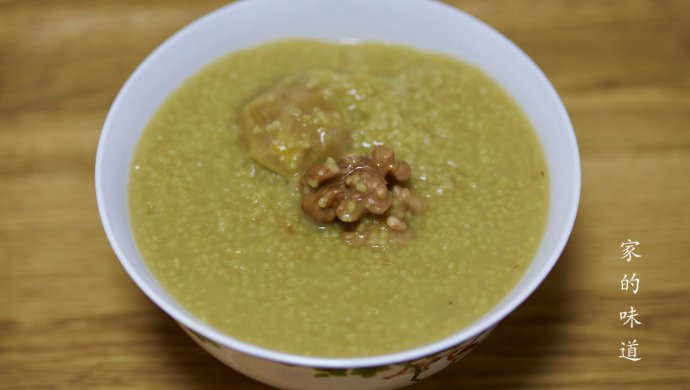 红薯小米核桃粥
