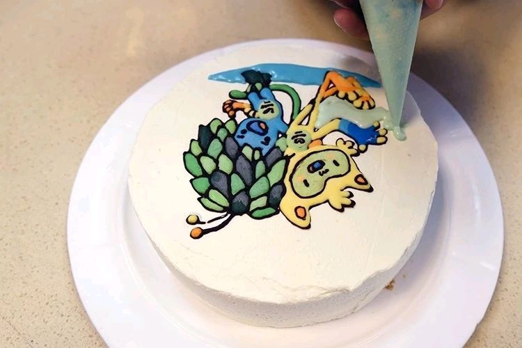 最适合亲子DIY的蛋糕——芝士转印蛋糕的做法