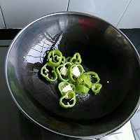 奶味青椒火腿小炒#嗨Milk出山食谱#的做法图解4