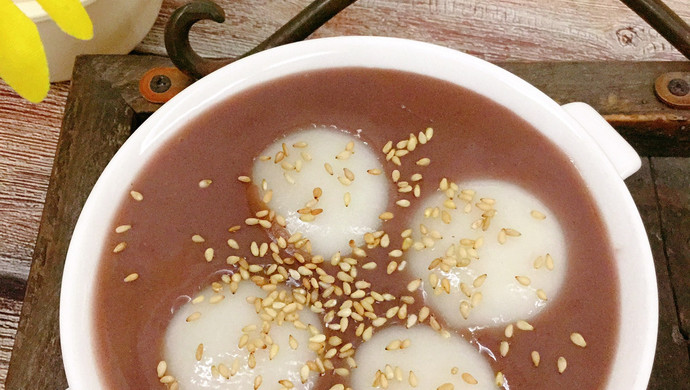 红豆沙汤圆