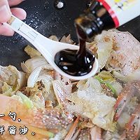 姜葱炒蟹的做法图解4