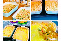 芝士鸡肉焗饭的做法