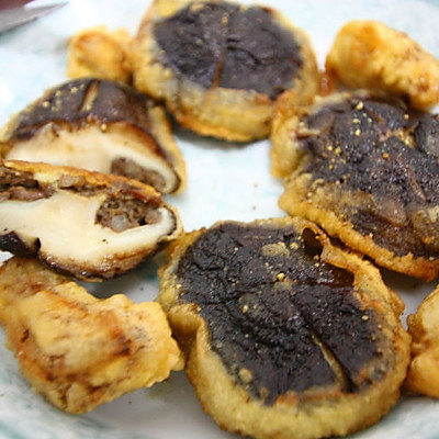 黄金香菇莲藕肉