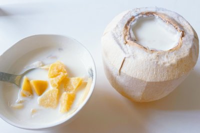 香甜椰汁炖红薯