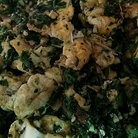 荠菜炒鸡蛋的做法图解4