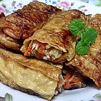 腐皮三丝卷的做法图解5