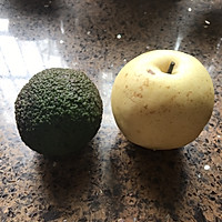牛油果雪梨果泥 10月龄辅食的做法图解1