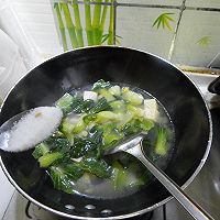 青菜冻豆腐汤的做法图解10