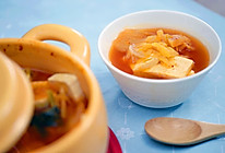 小羽私厨之 辣白菜豆腐汤的做法