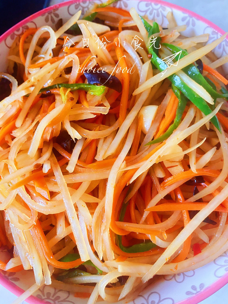 鱼香土豆丝的做法